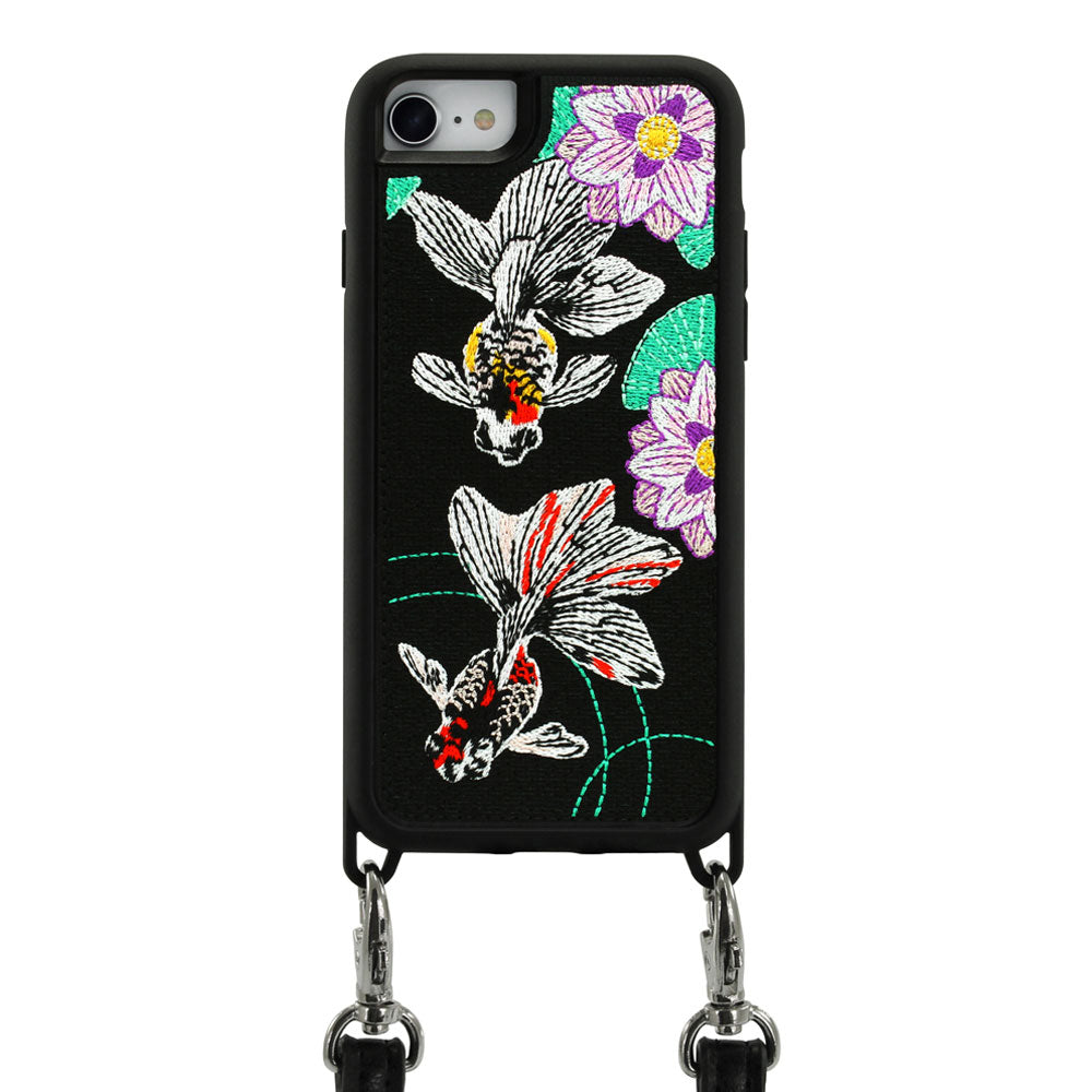 Swing Embroidered Case with Strap