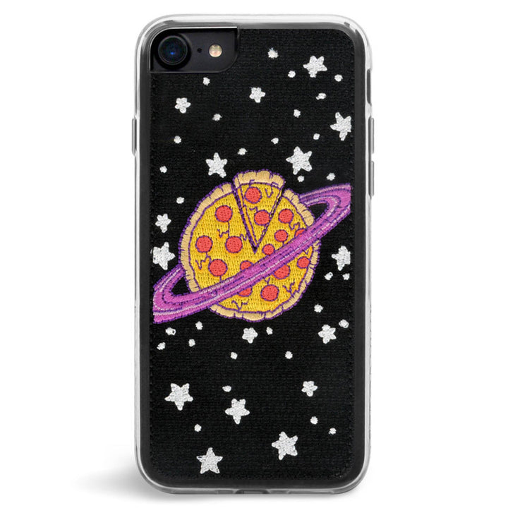 Cosmic Pizza Embroidered Case