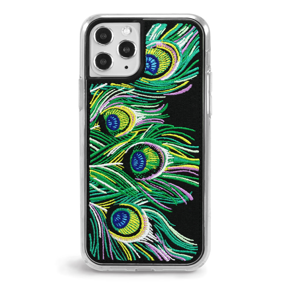 Tail Feather Embroidered Case