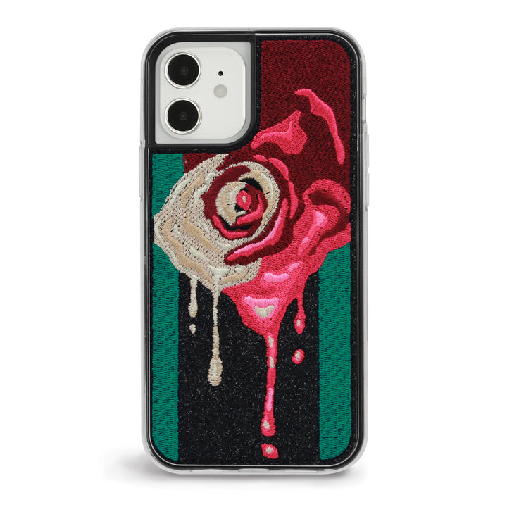 Melty Rose Embroidered Case